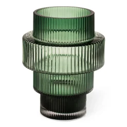 POLSPOTTEN Kynttilänjalat & Kyntteliköt^Steps kynttilälyhty Ø 12 cm, Dark green