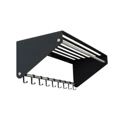 SMD Design Hattuhyllyt^Sticks hattuhylly, Tummanharmaa