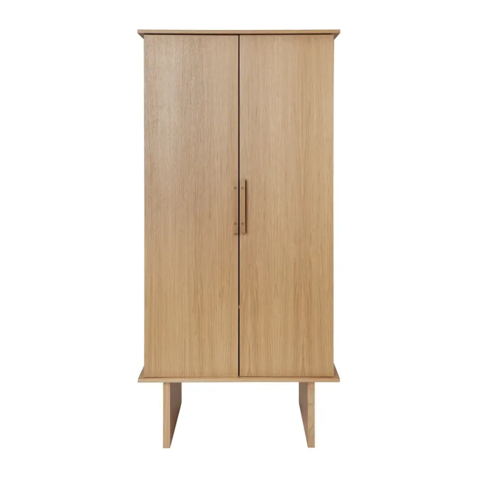 Ferm Living Kaapit & Vitriinit^Stilt-vaatekaappi 90x61x186 cm, Natural