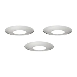 STOFF Lisätarvikkeet Kynttilänjaloille Ja Kynttilälyhdyille^Naulavalaisin vaalea hihna 3-pack, Kromi