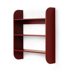 TÔNN furniture Hyllyt & Hyllyjärjestelmät^Strapats seinähylly 62x73,6 cm, Burgundy