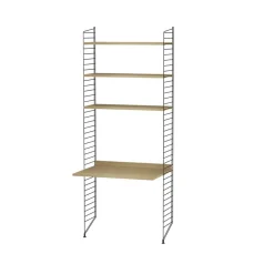 String Lastenhuoneen Säilytys^hyllylevy, tammi, 78x30 cm, 3 kpl