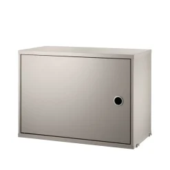 String Kaapit & Vitriinit^kaappi ovella, beige, 58x30 cm