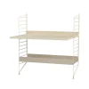 String Lastenhuoneen Säilytys^lattiakaide, beige, 85x30 cm, 2 kpl