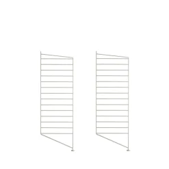 String Hyllyt & Hyllyjärjestelmät^lattiakaide, beige, 85x30 cm, 2 kpl