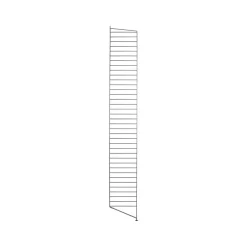 String Hyllyt & Hyllyjärjestelmät^lattiakaide, musta, 200x30cm, 1 kpl