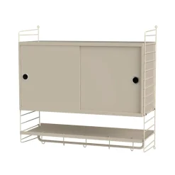 String Hyllyt & Hyllyjärjestelmät^seinäpääty, Beige, 75x30 cm, 2 pakkaus
