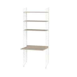 String Lastenhuoneen Säilytys^työtaso, Beige, 78x58 cm
