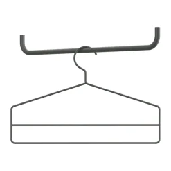 String Koukut & Vaateripustimet|Vaatelineet & Henkarit^vaateripustin 4 kpl, Tummanharmaa