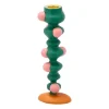 Villa Collection Kynttilänjalat & Kyntteliköt^Styles kynttilänjalka pilkut 18 cm, Green-pink
