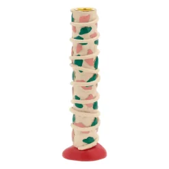 Villa Collection Kynttilänjalat & Kyntteliköt^Styles kynttilänjalka täplät 21 cm, Pink-green