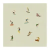 Fine Little Day Julisteet|Lastenhuoneen Sisustus^Surfers juliste, Beige, 40x40 cm.