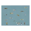 Fine Little Day Julisteet^Swimmers juliste, Blue, 50x70 cm