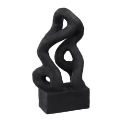 Mette Ditmer Veistokset & Posliinihahmot^Taide-esine symbiosis-veistos 29 cm, Musta