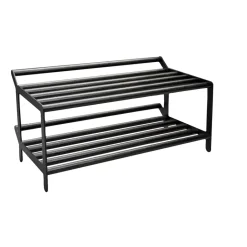 Essem Design Kenkähyllyt^Tamburin kenkähylly 60 cm, Mustaksi petsattu tammi-musta