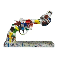 Non Violence Kodinsisustusta Ja Yksityiskohtia^Tennis for Peace koriste 40 cm, Multi