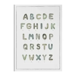 Kunskapstavlan® Julisteet^The alphabet watercolour juliste, 50x70 cm