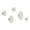 Muuto Koukut & Vaateripustimet^The dots 5 kpl, Off White