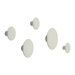 Muuto Koukut & Vaateripustimet^The dots 5 kpl, Off White