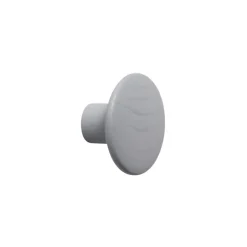 Muuto Koukut & Vaateripustimet|Lastenhuoneen Säilytys^The Dots ripustin harmaa, Ø9 cm
