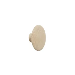 Muuto Koukut & Vaateripustimet|Lastenhuoneen Säilytys^The Dots ripustin tammi, Ø6,5 cm