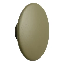 Muuto Koukut & Vaateripustimet^The Dots -vaatekoukku brown green, Ø 17 cm