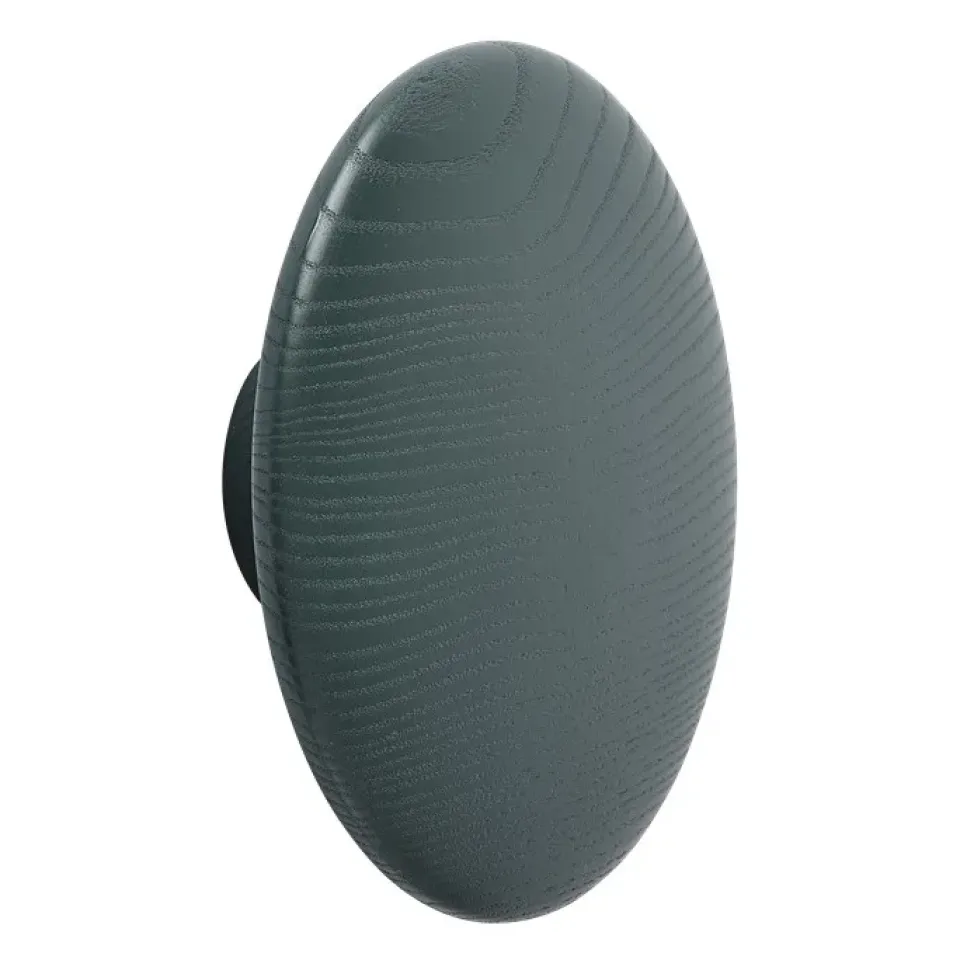 Muuto Koukut & Vaateripustimet|Lastenhuoneen Säilytys^The Dots -vaatekoukku dark green, Ø 17 cm