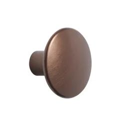 Muuto Koukut & Vaateripustimet|Lastenhuoneen Säilytys^The Dots -vaatekoukku metalli 3,9 cm, Umber
