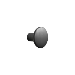 Muuto Koukut & Vaateripustimet|Lastenhuoneen Säilytys^The Dots -vaatekoukku metalli 2,7 cm, Musta