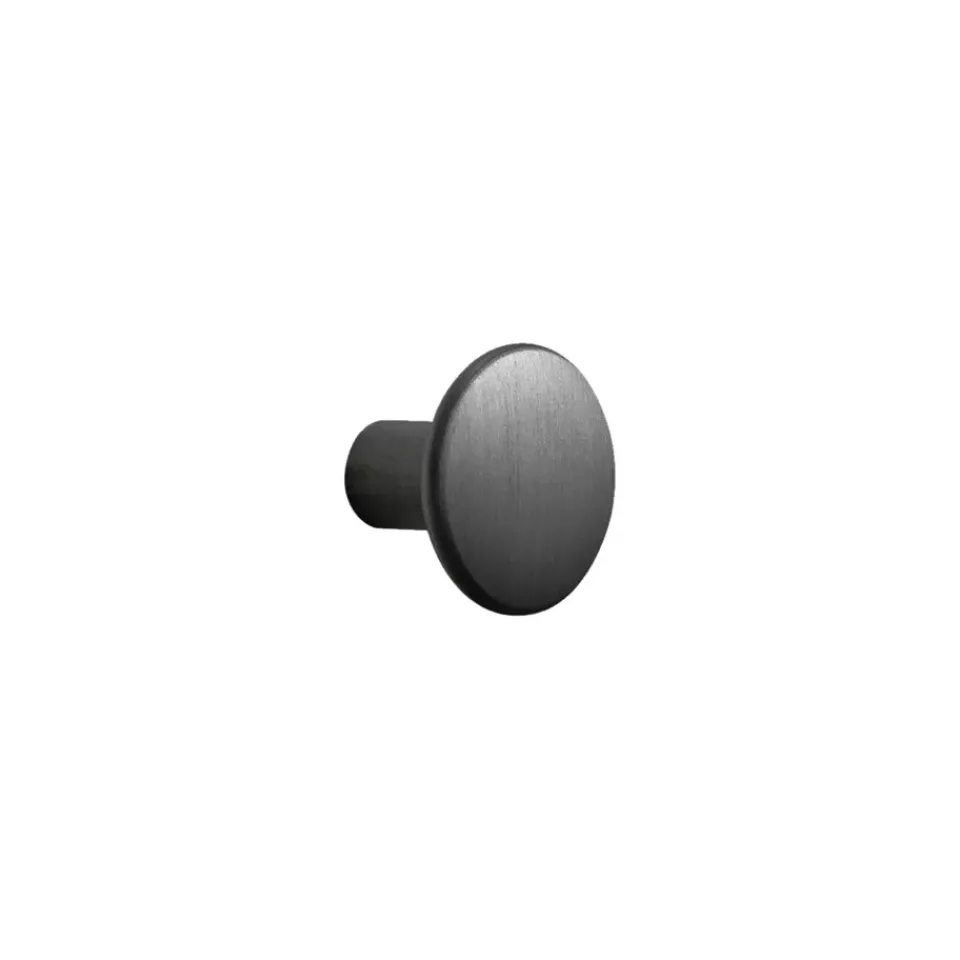 Muuto Koukut & Vaateripustimet|Lastenhuoneen Säilytys^The Dots -vaatekoukku metalli 2,7 cm, Musta