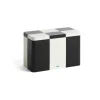 HAY Laatikot & Rasiat^Tin Container säilytyspurkki medium, Black-off white