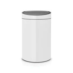 Brabantia Poljinämpärit^Touch Bin Plast 40 L, Valkea