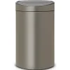 Brabantia Poljinämpärit^Touch Roskakori Recycle muovisella sisäsangolla 10/23 L, Brown