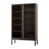 &Tradition Kaapit & Vitriinit^Trace SC88 -vitriinikaappi 120 x 192 x 40 cm, Dark stained oak