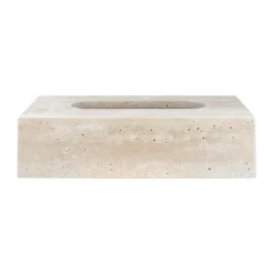 Mette Ditmer Säilytyskorit^Travertiini nenäliinalaatikko 14x25,5 cm, Liina