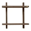 Andersen Furniture Hyllyt & Hyllyjärjestelmät^Treat seinähylly kaksinkertainen, Savusävyinen öljytty tammi, 34×12×34 cm