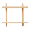 Andersen Furniture Hyllyt & Hyllyjärjestelmät^Treat seinähylly kaksinkertainen, Tammi, 34×12×34 cm