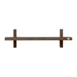 Andersen Furniture Hyllyt & Hyllyjärjestelmät^Treat seinähylly yksittäinen, Savustettu öljytty tammi, 50×12×11,2 cm