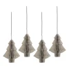 Scandi Living Joulukoristeet^Tree joulukuusenpallot 4 kpl, Beige