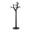 Swedese Vaatelineet & Henkarit^Tree takkinaulakko lattiamalli 194 cm, Musta