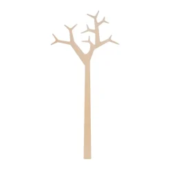 Swedese Vaatelineet & Henkarit^Tree wall seinään asennettava takkiverso Special Edition 194 cm, Valkopigmentoitu mänty