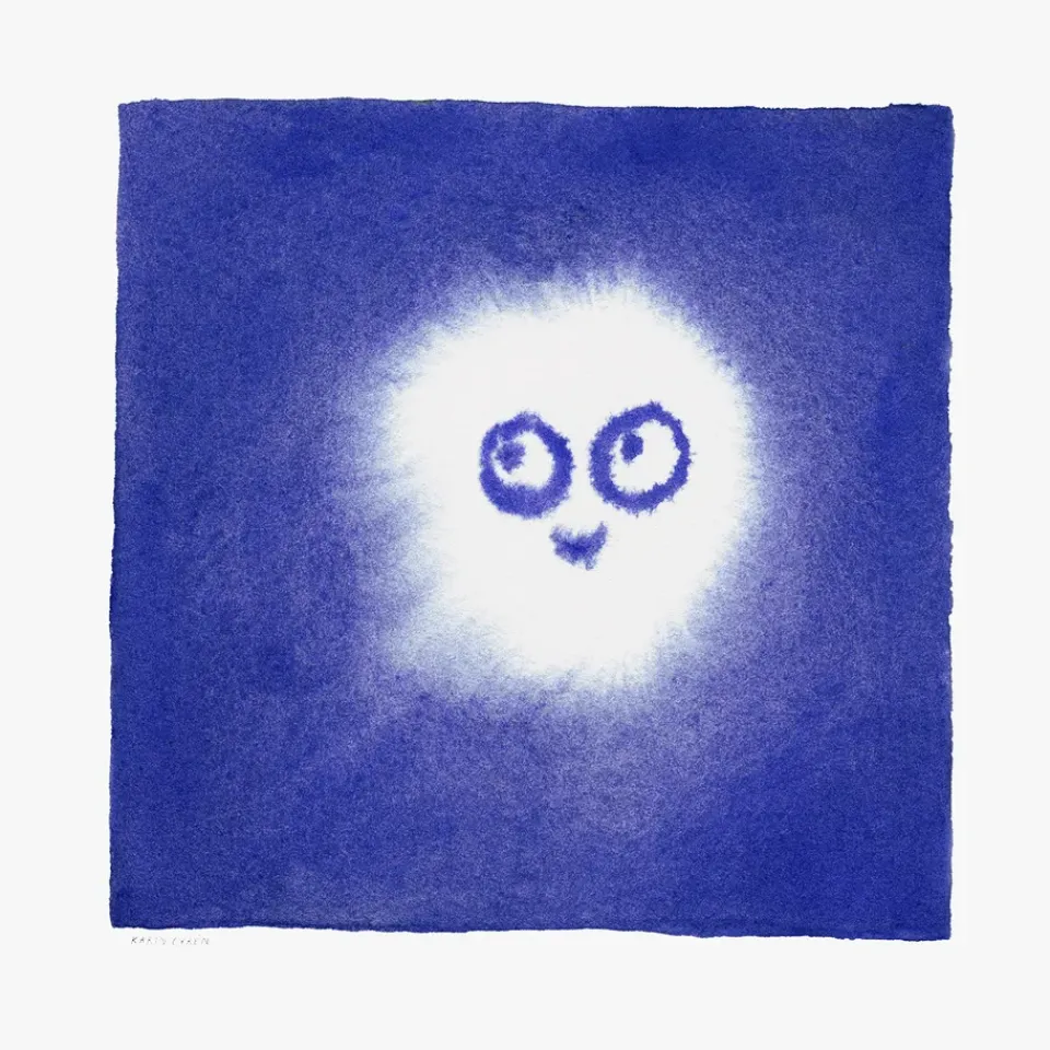 Fine Little Day Julisteet|Lastenhuoneen Sisustus^Tufs juliste 50x50 cm, Sininen-Valkoinen