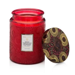 Voluspa Tuoksukynttilät & Tuoksutikut^Tuoksukynttilä lasipurkissa, 100 tuntia, Goji Tarocco Orange