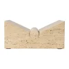 Ferm Living Kodinsisustusta Ja Yksityiskohtia^Tvara kirjatuet, Travertiini, 22x22 cm