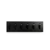 Ethnicraft Vaatelineet & Henkarit^Utilitile wall hanger vaateripustin, Lakattu tammi-black-large