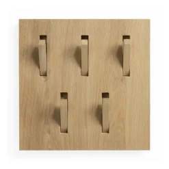 Ethnicraft Vaatelineet & Henkarit^Utilitile wall hanger vaateripustin, Tammi
