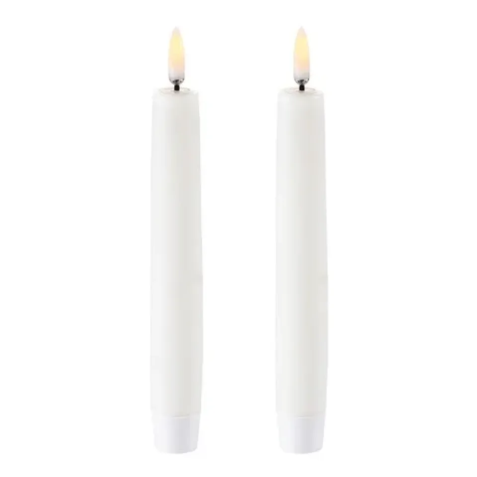 Uyuni Lighting Led-Kynttilät^Uyuni LED Kruunukynttilä valkoinen 2-pakkaus, 15,5 cm