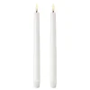 Uyuni Lighting Led-Kynttilät^Uyuni LED Kruunukynttilä valkoinen 2-pakkaus, 25,2 cm