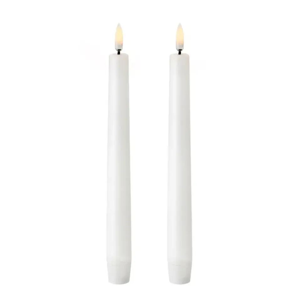 Uyuni Lighting Led-Kynttilät^Uyuni LED Kruunukynttilä valkoinen 2-pakkaus, 20,5 cm