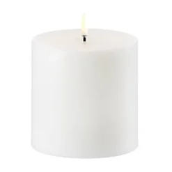 Uyuni Lighting Led-Kynttilät^Uyuni LED Pöytäkynttilä valkoinen Ø 10,1 cm, 10 cm